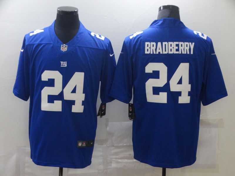 Men New York Giants 24 Bradberry Blue Nike Limited Vapor Untouchable NFL Jerseys